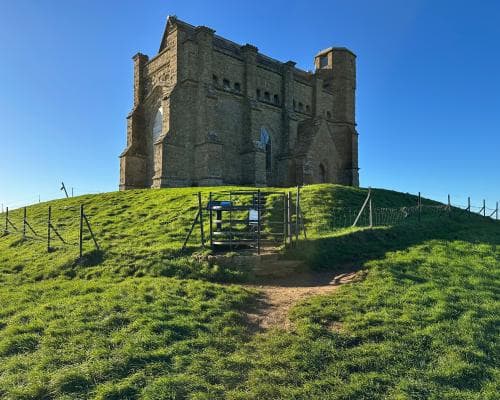 A Lonely Chapel Above the Sea