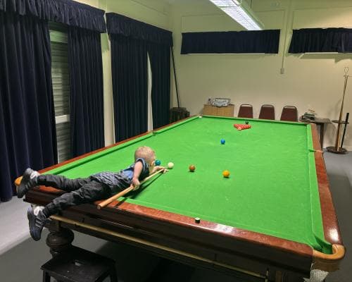 Two‑year‑old sets two snooker world records