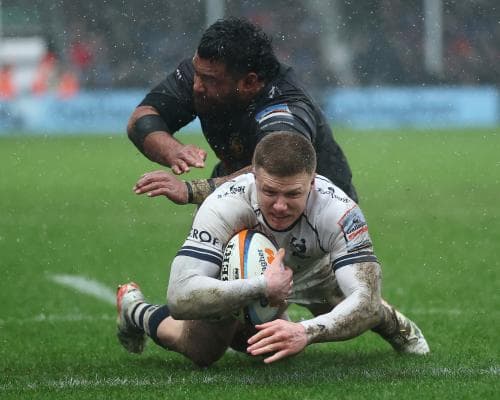 Bristol win over Exeter in heavy rain
