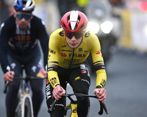 Vingegaard crashes after amateur cyclist follows him during training in Spain