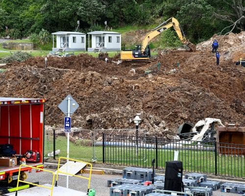 Rescue Efforts End as Six People Dead in New Zealand Landslide