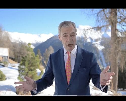 Farage’s Davos trip funded by billionaire’s family trust
