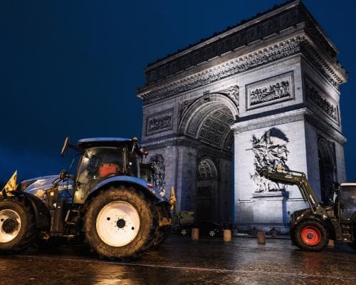 French farmers protest in Paris over EU‑Mercosur trade deal