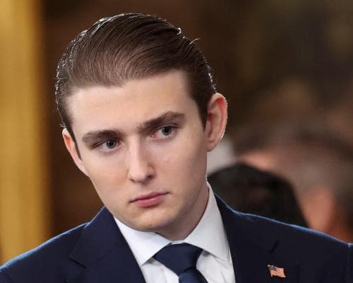 Barron Trump says he was close to a woman who may have been assaulted