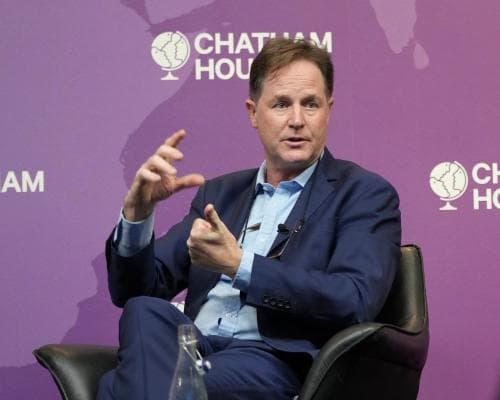 Nick Clegg Joins London Venture Capital Firm as Partner