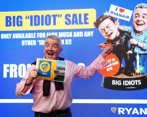 Ryanair Will Consider Starlink Wi‑Fi After Feud With Elon Musk