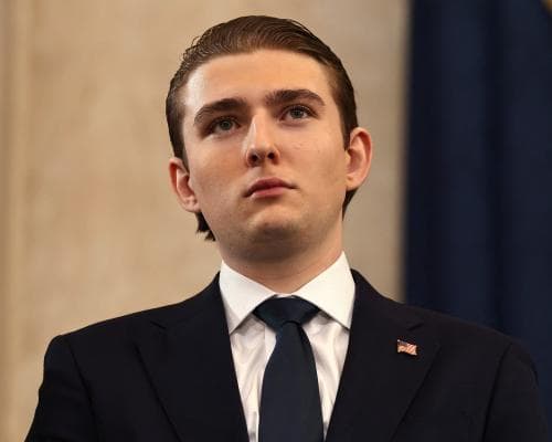 Barron Trump Calls Police to Save Woman in London