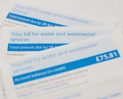 Water bill complaints jump 50% in England and Wales