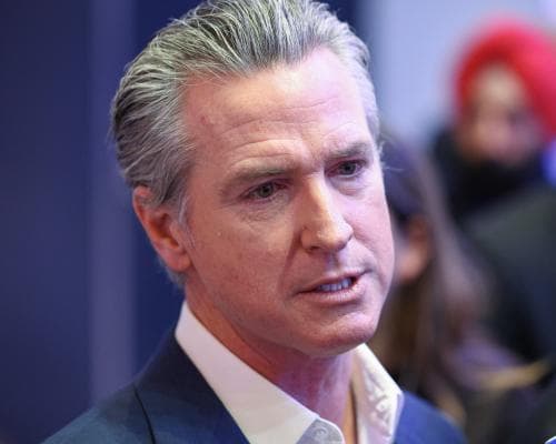 Newsom Says Trump Forced His Davos Talk to Be Cancelled