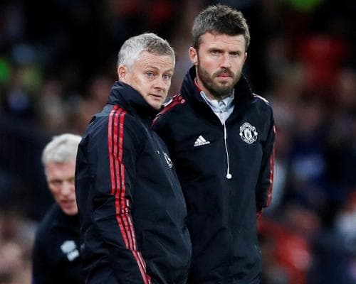 Carrick Says Solskjaer Supported His Appointment as Manchester United Interim Coach