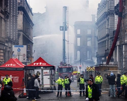 Fire near Glasgow Central station shows old buildings are fragile