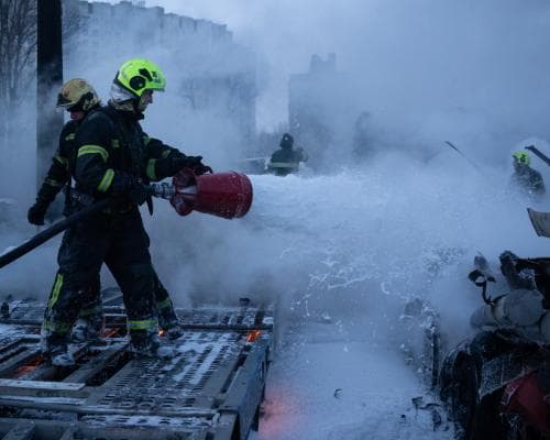 Russian missile strike hits Kyiv during U.S.-brokered talks